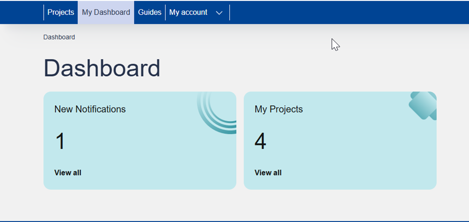 Authenticated - Dashboard