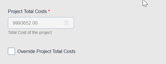 Field override option
