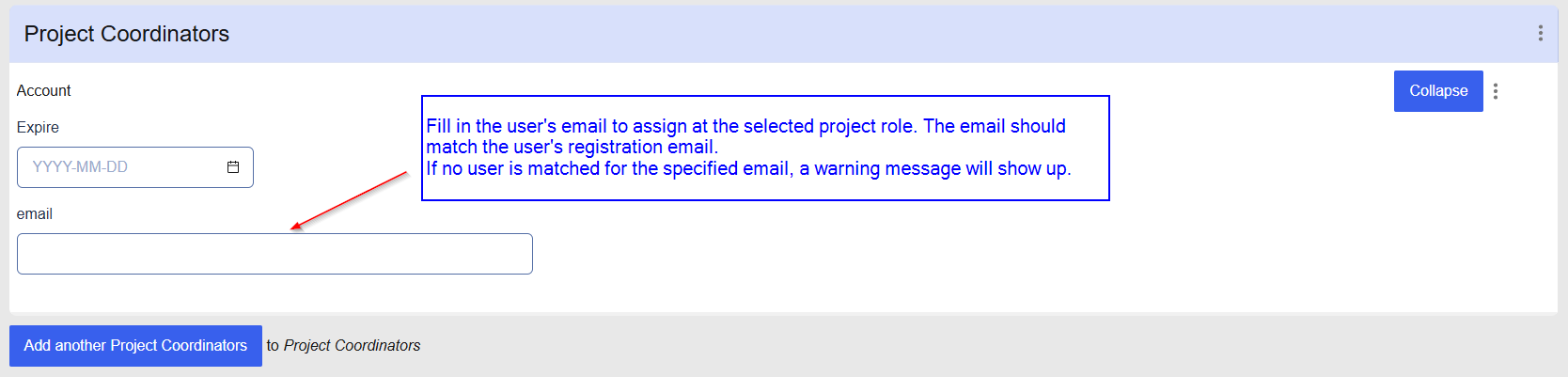 Assign a user role by email